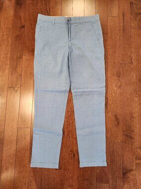 Vince linen cotton women's light blue pants in size 10